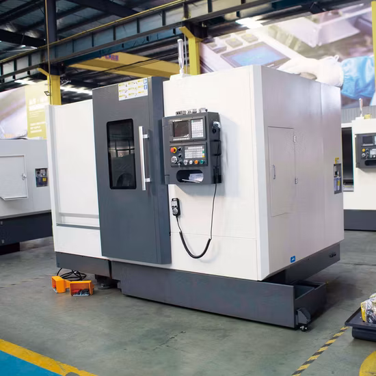 Pm4532 수평 플랫 베드 터렛 라이브 도구 전기 스핀들 고정밀 금속 기계 CNC 선반 터닝 센터